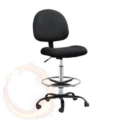 Artiss Office Chair Veer Drafting Chairs Stool Computer Chair - Main Image