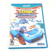 Sonic All Stars Racing Transformed Nintendo Wii U Bonus Edition Complete In Box