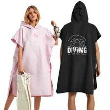 Microfiber Poncho Towel Surf Beach Wetsuit Ch...