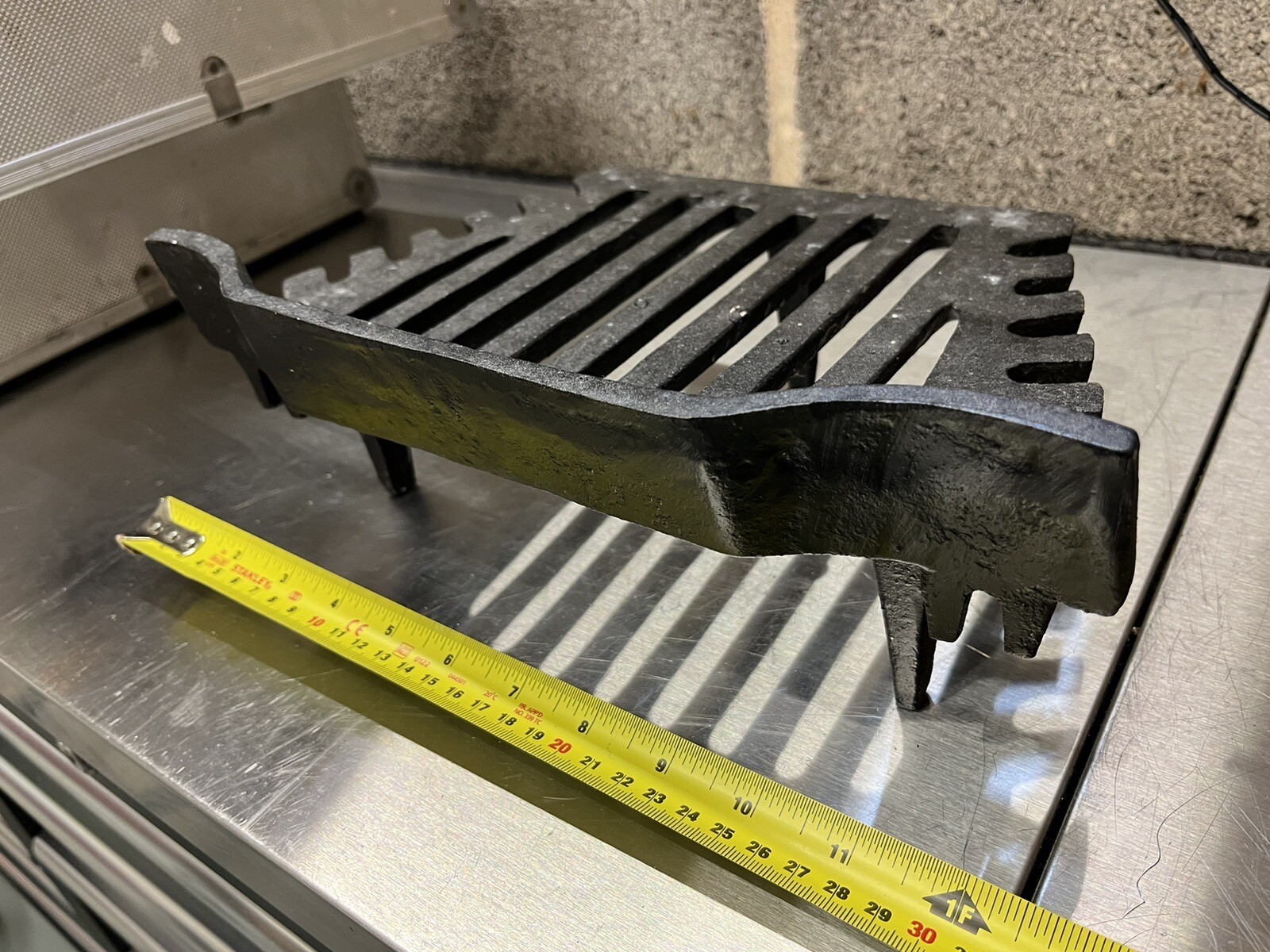 Fire Grate For Fireplace Metal Coal Log Open Basket eBay