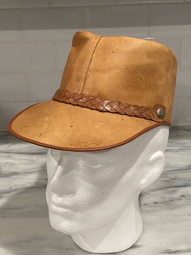 Vintage Leather Mariners Flat Bill 