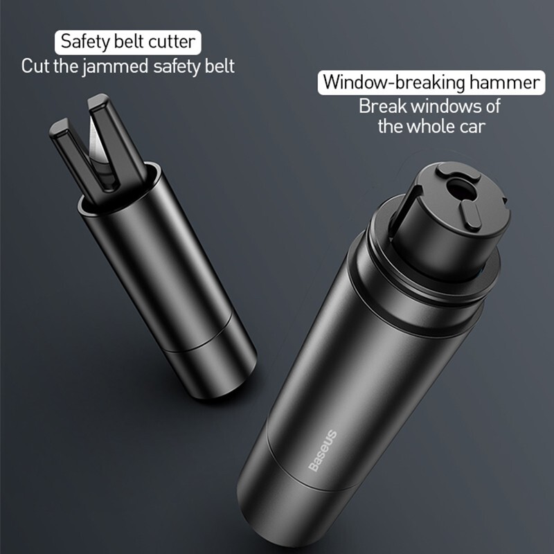 Baseus Car Safety Hammer Aluminum Alloy Escape Emergency Rescue Knife