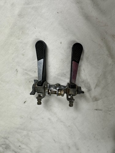 Vintage Simplex Prestige Downtube Shifter Levers Friction France 28.6 Clamp-on - Picture 3 of 6