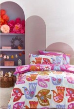 BNWT Next Pink Birds Design Single Duvet Cover Set