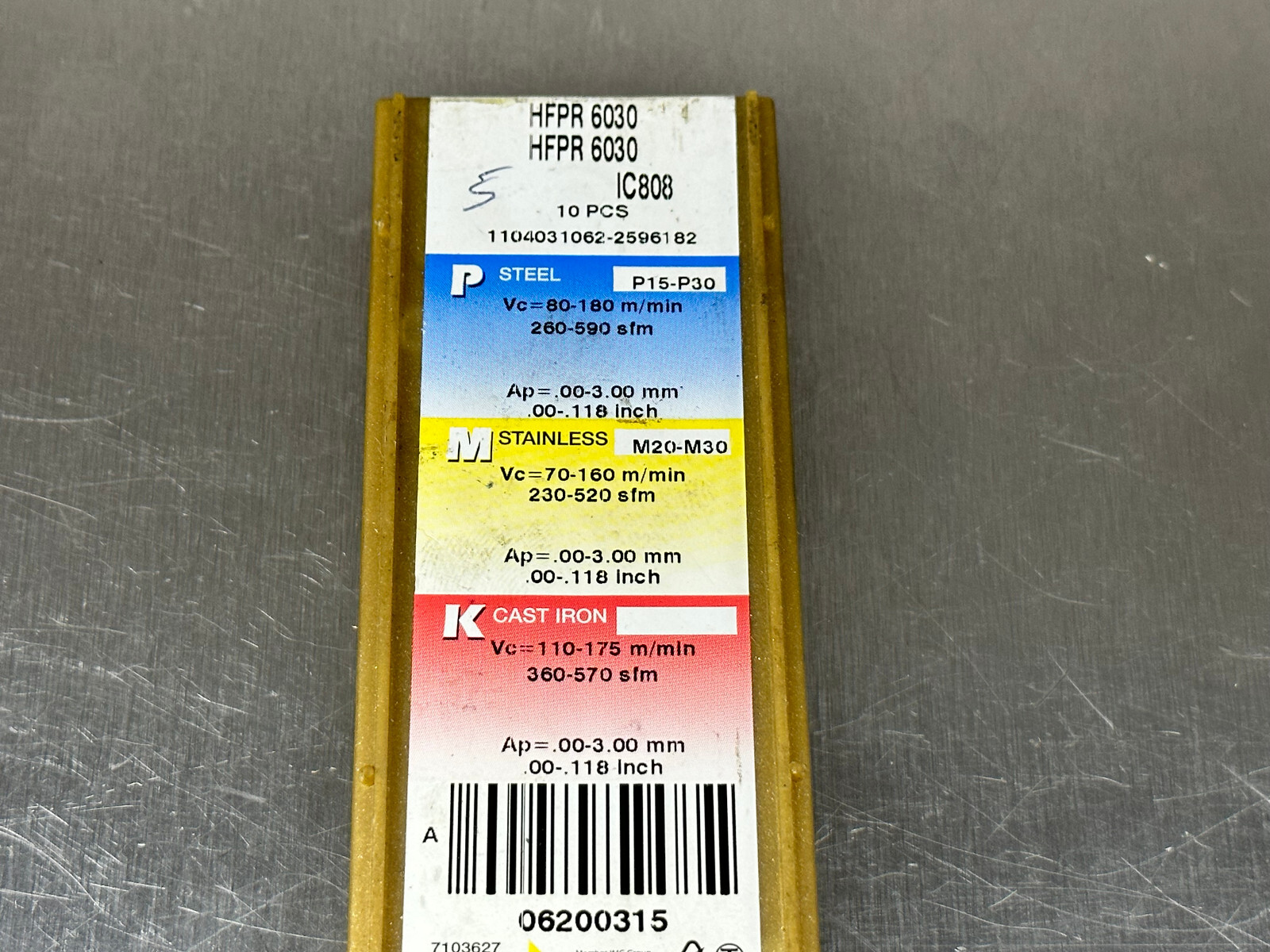 Outils ISCAR HFPL 4020 IC354 - Lot De 10 Pièces, Neuf Dans Son Emballage D'origine