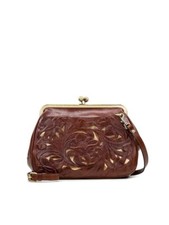 Patricia Nash Women's Canisi Satchel Vintage Vegetable Tan Cutout Tooled