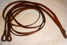 TORY Western Reins - Quality Brown Leather - 5/8" wide x 84" long - GREAT