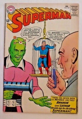 Superman v1 #167 fn, New Origin of Brainiac | eBay