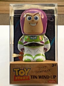 Disney Pixar Toy Story Buzz Lightyear Tin Wind Up Action 