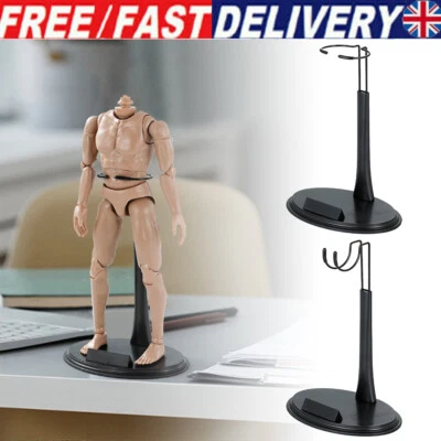 TZUTOGETHER Action Man Stand Base C / U Type Dolls Support Doll Display Holder for 1/6 Scale