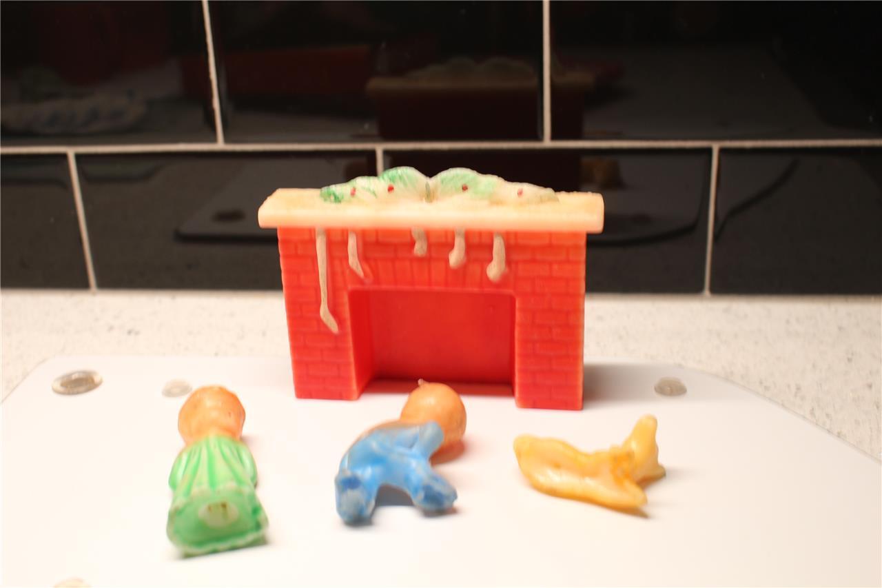 Vintage Night Before Christmas Gurley Candle Set Unused in Box eBay