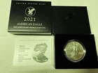 2021 W U.S. Mint American Eagle One Ounce Silver Dollar Uncirculated Coin