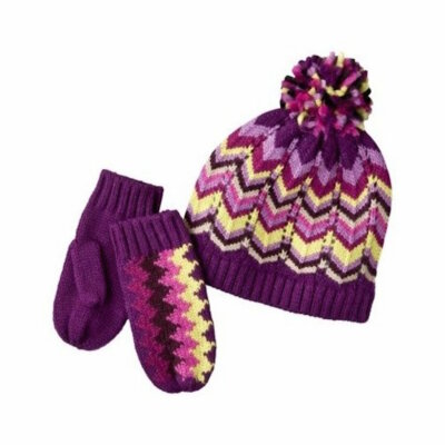 Missoni Chevron Stripe Beanie New MISSONI Target GIRLS Chevron Stripe Beanie HAT MITTENS  main image 2
