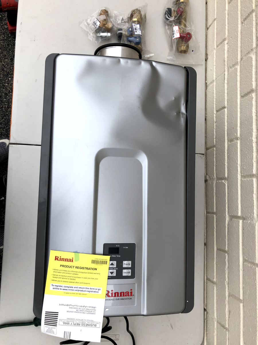 Rinnai RL75iN Indoor Tankless Water Heater Natural Gas 180k POWER
