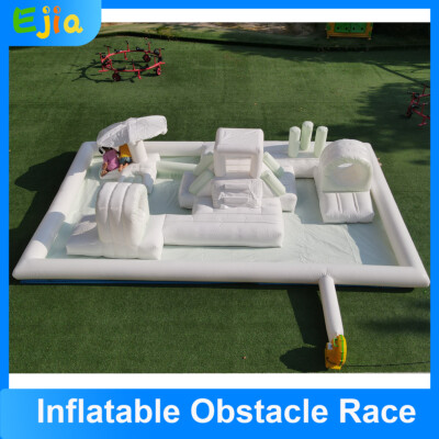 US STOCK 20x13ft Inflatable Obstacle Race Inflatable Water Park Splash Pad