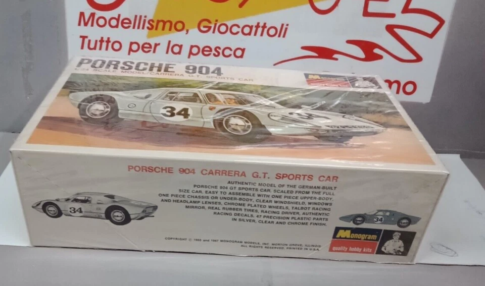 MONOGRAM 1/24 PORSCHE 904  CARRERA G.T VINTAGE 1967 - Immagine 2 di 2