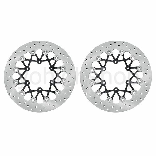 Front Brake Discs Rotors For Suzuki GSXR 600 750 2008-2015 2009 2010 2011 2012 - Picture 2 of 5