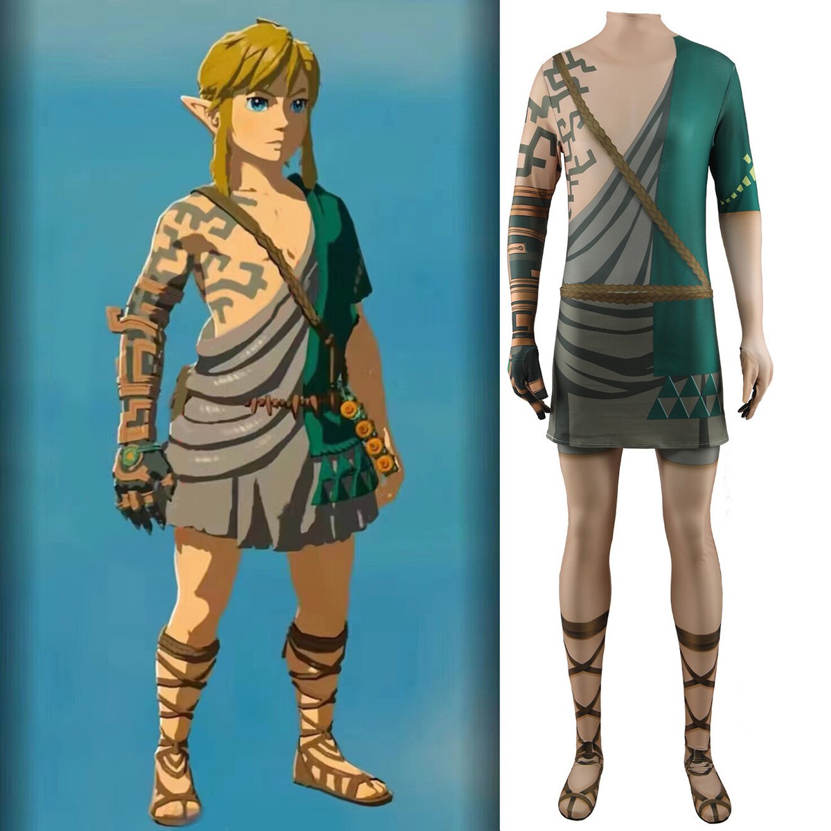 Link Cosplay Jumpsuit The Legend of Zelda Cos Suit Costume