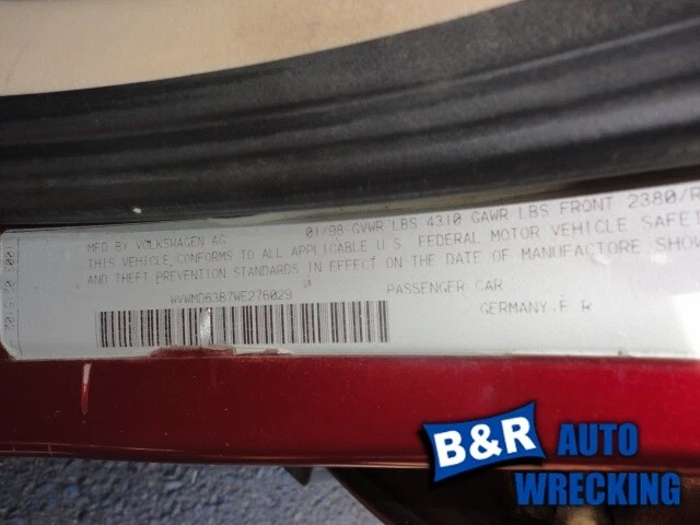 Medidor de velocímetro usado se adapta a: Volkswagen Passat 1998 clúster MPH gasolina 160 MPH Foto 3 de 4