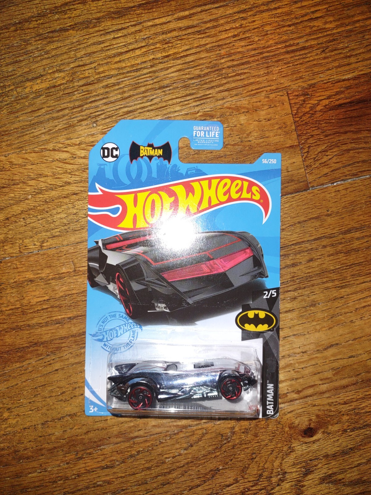 Batmobile Rims Hot Wheels The Batman Batmobile 2/5 Batman 56/250 Silver Red Rims | eBay