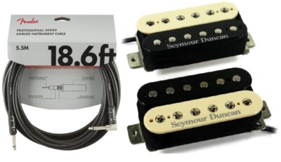 Seymour Duncan TB-4 JB Trembucker & SH-2 Jazz Hot Rodded Humbucker Zebra Set