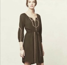 New Edme & Esyllte Anthropologie green dress small $198