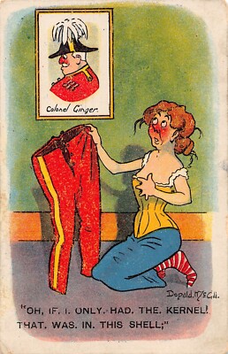 POSTKARTE DONALD MCGILL OLD MAID THE KERNEL HOSE