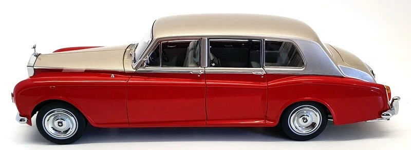 Kyosho 1/18 Scale 08905RLB -1968 Rolls Royce Phantom VI - Red/Light Beige - Image 2 of 4