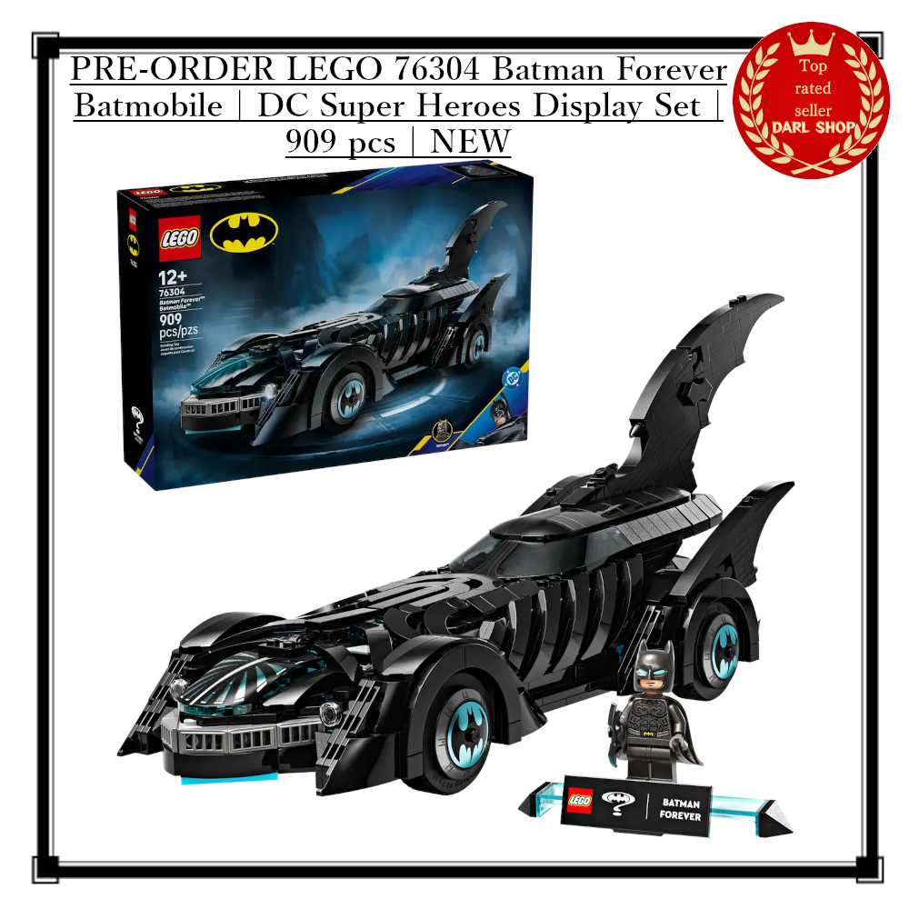 PRE-ORDER LEGO 76304 Batman Forever Batmobile | DC Super Heroes