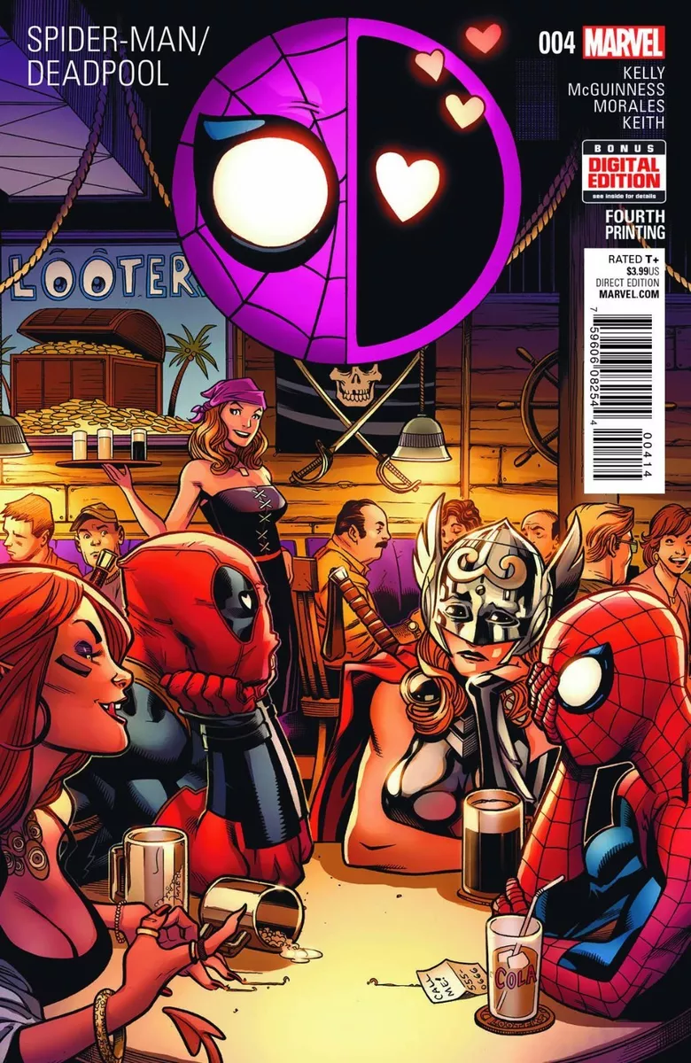 Deadpool cheap and spiderman