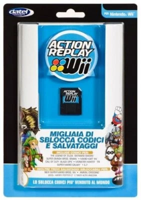 ACTION REPLAY DATEL NINTENDO WII ENTSPERREN CODES UND SPEICHERN TRICKS CHEAT NEU