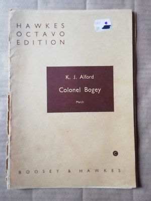 ALFORD - COLONEL BOGEY - HAWKES OCTAVO EDITION - NOTEN - BOOSEY & HAWKES