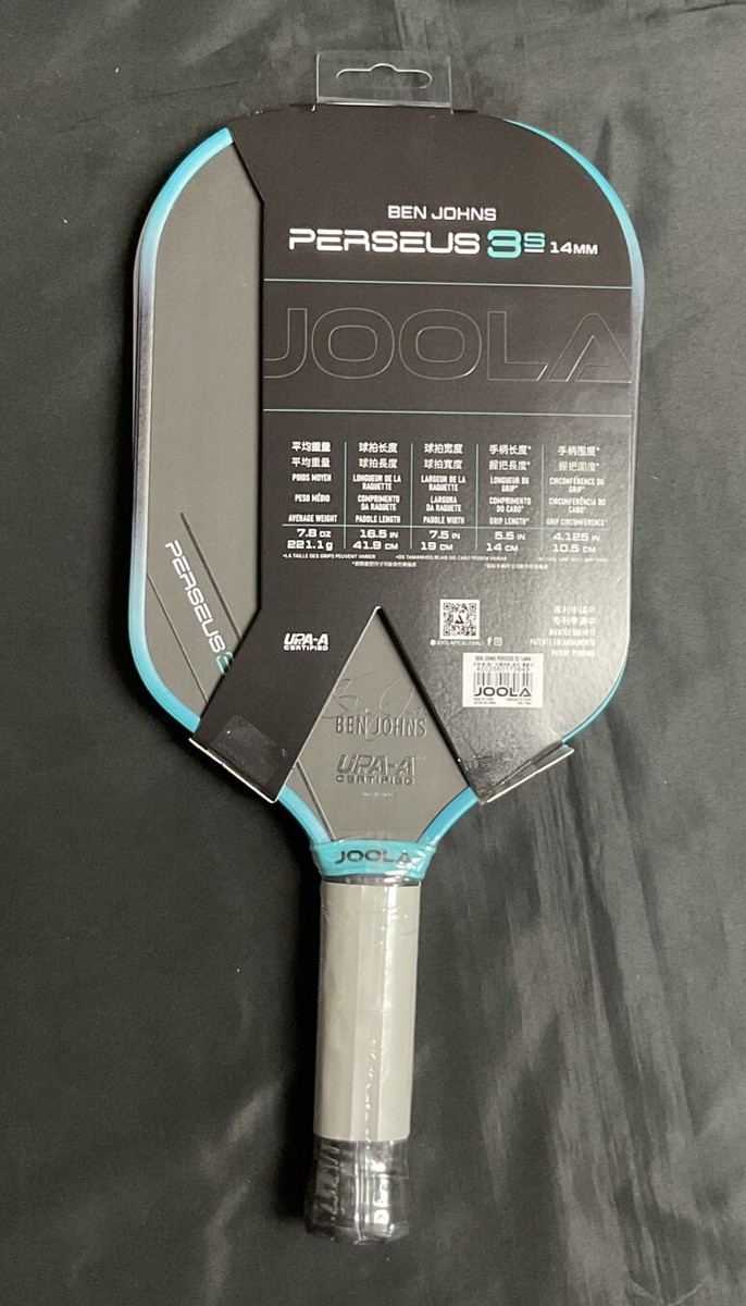 Joola Ben Johns Perseus 3S 14mm Pickleball Paddle - Black