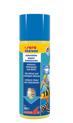 sera toxivec 100ml - entfernt schnell Schadstoffe im Aquarium