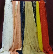 Dupatta 215 215 Fancy Georgette Colors Assorted Fancy Dupatta Chunni Shawl Wraps