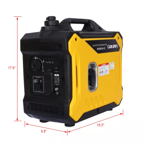 Portable Gas Inverter Generator 2000 Watt Peak Power Station for Home RV Camping