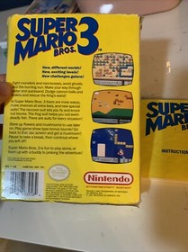 Super Mario Bros 3 Nes Box And Manual