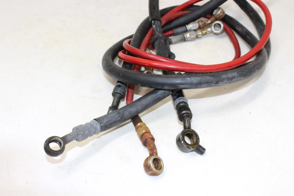 1996 Honda Interceptor 750 Vfr750f Brake Caliper Hoses Lines Set - Image 3 of 4