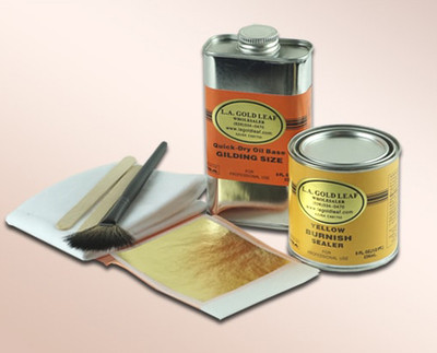 24K Genuine Gold Leaf Kit for gilding / 8oz.