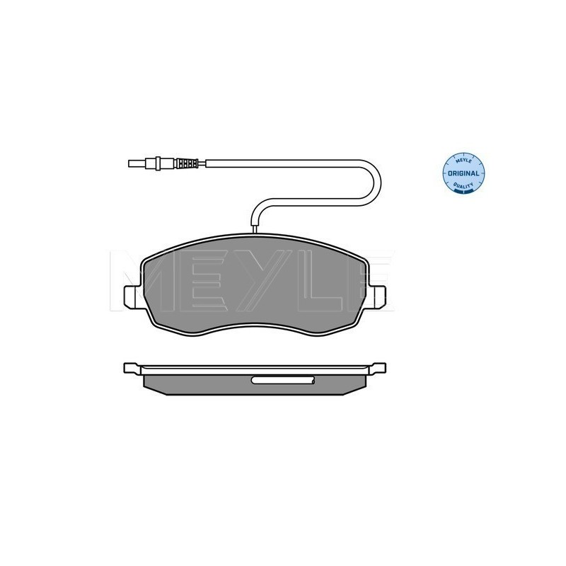 MEYLE 025 248 3919/W Pastiglie freno anteriore per C8 807 Phedra Ulysse