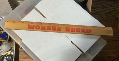 Vintage Wonder Bread Ruler - Helps Build Strong Bodies 12 Ways!