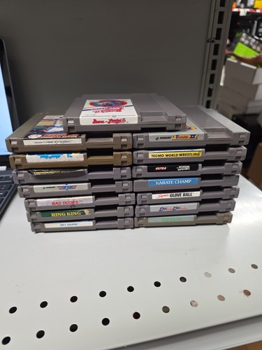 NINTENDO NES Game Lot - 15 games- Used Cartridges Lot#2