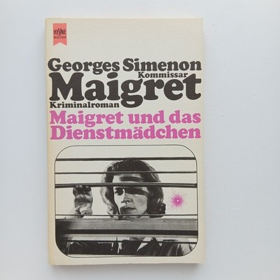 Georges Simenon, Maigret und das Dienstmädchen 1980, Band 100 Heyne Taschenbuch