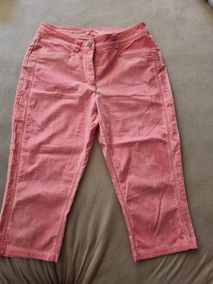 Hose Damen, Jeans, Capri, Größe 38, Peckott, Hummer, Rosa