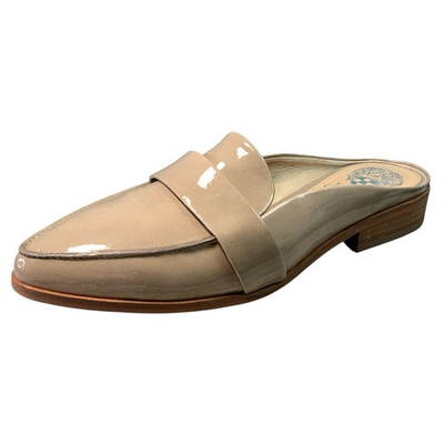 #ad Vince Camuto Kirstie Size 7.5M Beige Patten Mule Slide $24.99