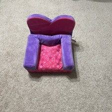 Build A Bear Workshops Fold Out Couch Bed For Your Stuffies. Heat Headboard Pink