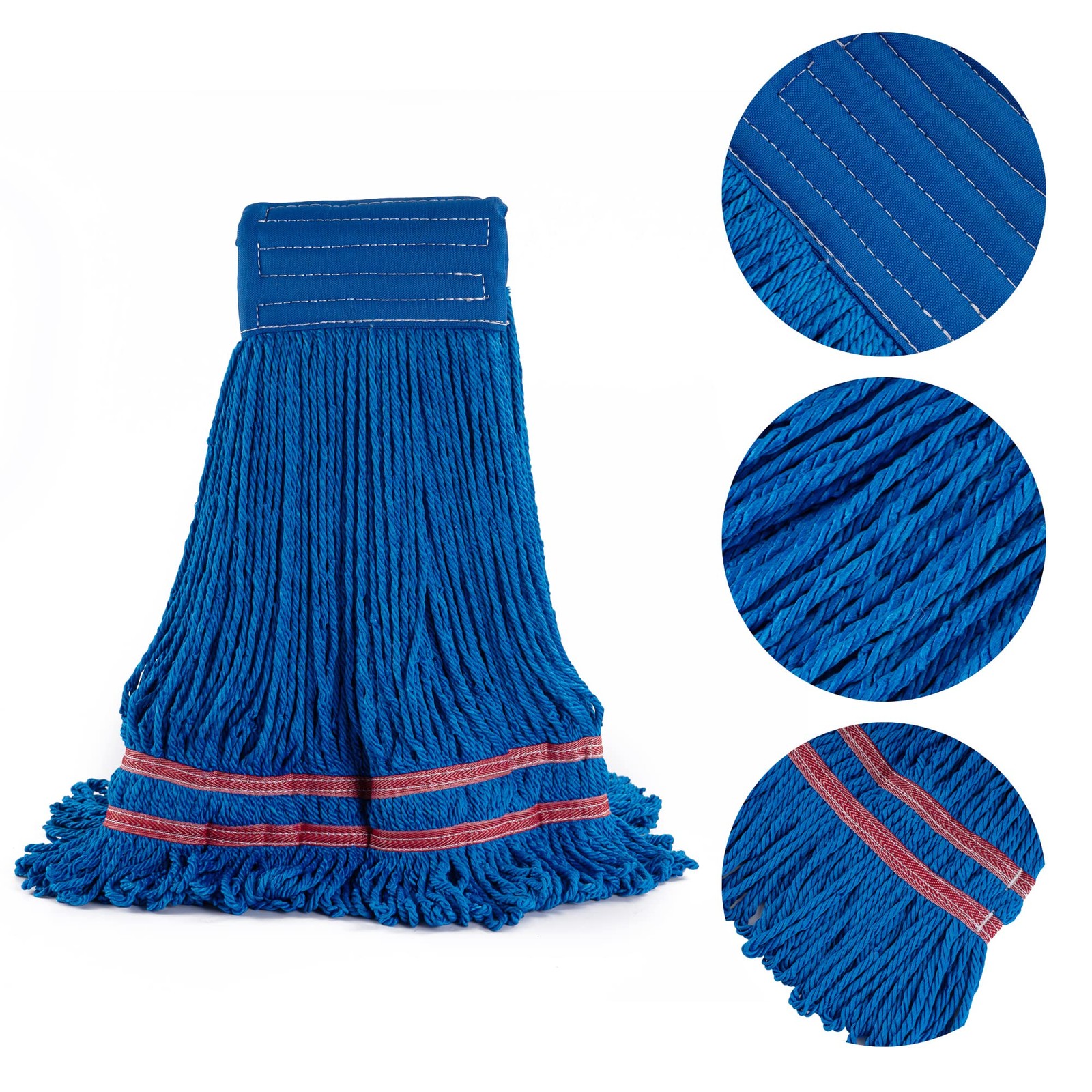 Matthew Cleaning Microfiber String Mop Heavy Duty Commercial Wet Mop Head ,Ex...