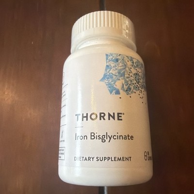 Thorne Iron Bisglycinate - 60 Capsules Sealed EXP 02/2029