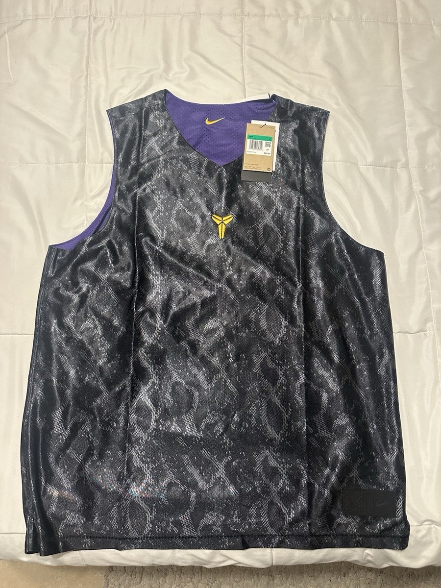 Nike Kobe Bryant Dri-Fit Reversible Jersey Black Purple Mesh