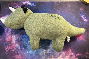 Pillowfort Green Dinosaur Throw Pillow Kids Room Decor Accent Cushion 21"